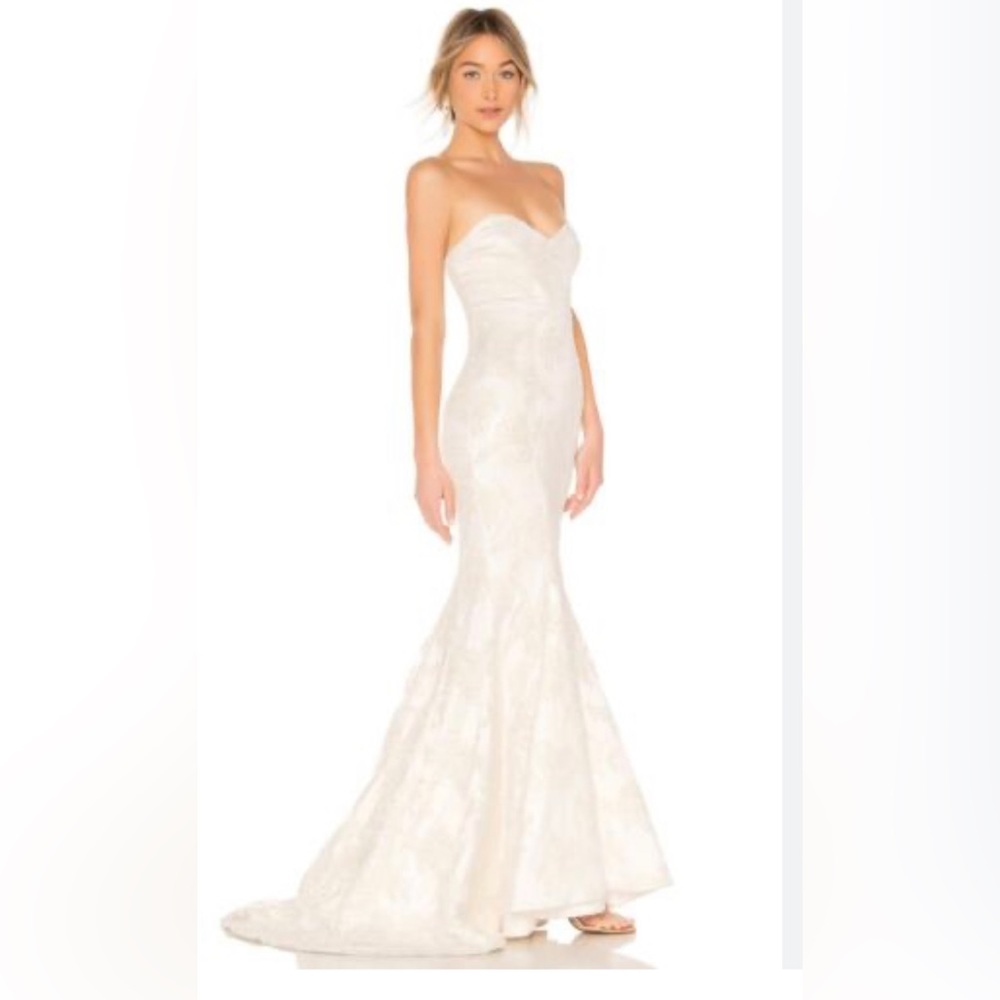 Micheal Costello “Amelia” Floral Embellished Gown XS NWT